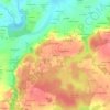 Mapa topográfico Trémelin, altitud, relieve