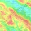 Mapa topográfico Sévailles, altitud, relieve