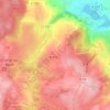 Mapa topográfico Les Hauts Champs Busnout, altitud, relieve