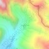 Mapa topográfico Rifugio Elena, altitud, relieve