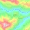 Mapa topográfico San Miguel del Progreso, altitud, relieve