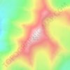 Mapa topográfico 祁连山, altitud, relieve