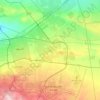 Mapa topográfico بدر, altitud, relieve
