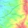 Mapa topográfico Marsh Green, altitud, relieve
