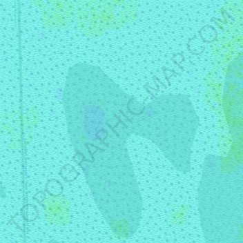 Mapa topográfico The Everglades, altitud, relieve