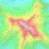 Mapa topográfico Monte Disgrazia, altitud, relieve