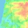 Mapa topográfico L'Aubaudière, altitud, relieve