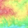 Mapa topográfico Herongate, altitud, relieve