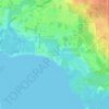 Mapa topográfico Floridatown, altitud, relieve