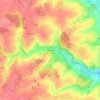 Mapa topográfico La Peinnière, altitud, relieve