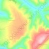 Mapa topográfico Kanazi, altitud, relieve