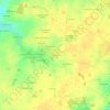 Mapa topográfico La Croix, altitud, relieve