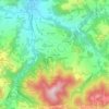 Mapa topográfico Ca' di Rosino, altitud, relieve
