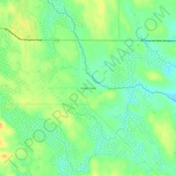 Mapa topográfico Indian Town, altitud, relieve
