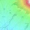 Mapa topográfico Besakih, altitud, relieve