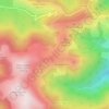 Mapa topográfico iraty-Pottok, altitud, relieve