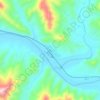 Mapa topográfico 거흥리, altitud, relieve