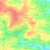 Mapa topográfico La Haute Forge, altitud, relieve