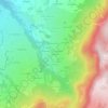 Mapa topográfico Le Pesset, altitud, relieve