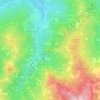 Mapa topográfico Soriasco, altitud, relieve