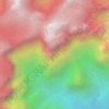 Mapa topográfico Parque Nacional da Serra dos Órgãos, altitud, relieve
