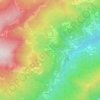 Mapa topográfico Lobbie, altitud, relieve