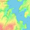 Mapa topográfico Jouvente, altitud, relieve
