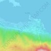 Mapa topográfico Vourvourou, altitud, relieve
