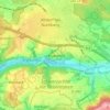Mapa topográfico Lenzenberg, altitud, relieve