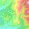 Mapa topográfico Spezzano Piccolo, altitud, relieve