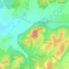 Mapa topográfico Tel Tsafit, altitud, relieve