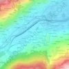 Mapa topográfico La Combaz, altitud, relieve