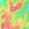 Mapa topográfico Le Gazon, altitud, relieve