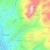 Mapa topográfico Bayas, altitud, relieve