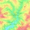 Mapa topográfico Chipping Ongar, altitud, relieve