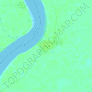 Mapa topográfico Phagu, altitud, relieve