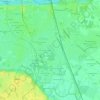 Mapa topográfico Les Perlingeons, altitud, relieve