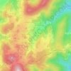 Mapa topográfico Les Christés, altitud, relieve