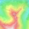 Mapa topográfico La Norma, altitud, relieve