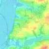 Mapa topográfico Ceselas, altitud, relieve