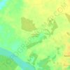 Mapa topográfico Ejido Uquina y la Loma, altitud, relieve