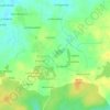 Mapa topográfico Lagunes, altitud, relieve