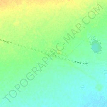 Mapa topográfico Faro, altitud, relieve