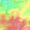 Mapa topográfico Monceau-Imbrechies, altitud, relieve