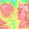 Mapa topográfico Seven Springs, altitud, relieve