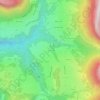 Mapa topográfico Le Chêne, altitud, relieve