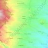 Mapa topográfico Dalisodo, altitud, relieve