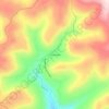 Mapa topográfico Três Irmãos, altitud, relieve