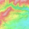 Mapa topográfico Le Bescut, altitud, relieve