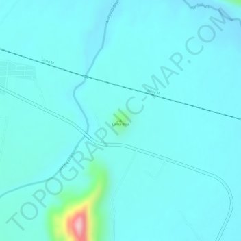 Mapa topográfico Loma Bola, altitud, relieve